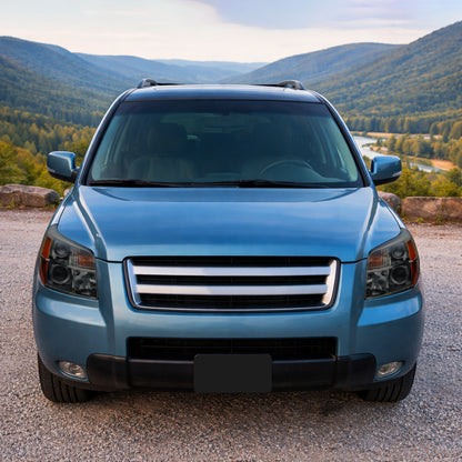 Ronnin - Compatible con Honda Pilot 2006-2008 Par de faros delanteros tipo proyector de repuesto | Ahumados