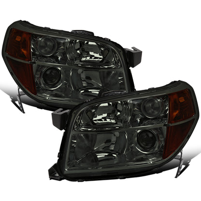 Ronnin - Compatible con Honda Pilot 2006-2008 Par de faros delanteros tipo proyector de repuesto | Ahumados