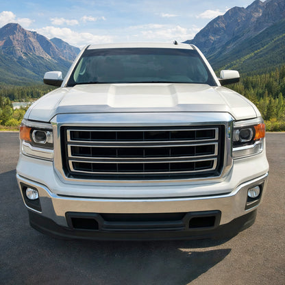 Ronnin - Se adapta a la GMC Sierra 1500 2500HD 3500HD 2014-2019 Montaje de faros proyectores de repuesto lado del pasajero | Cromo