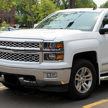 Ronnin - Fits 2014-2015 Chevy Silverado 1500 Upgraded Factory Replacement Projector Headlights Assembly Pair | Glossy Black