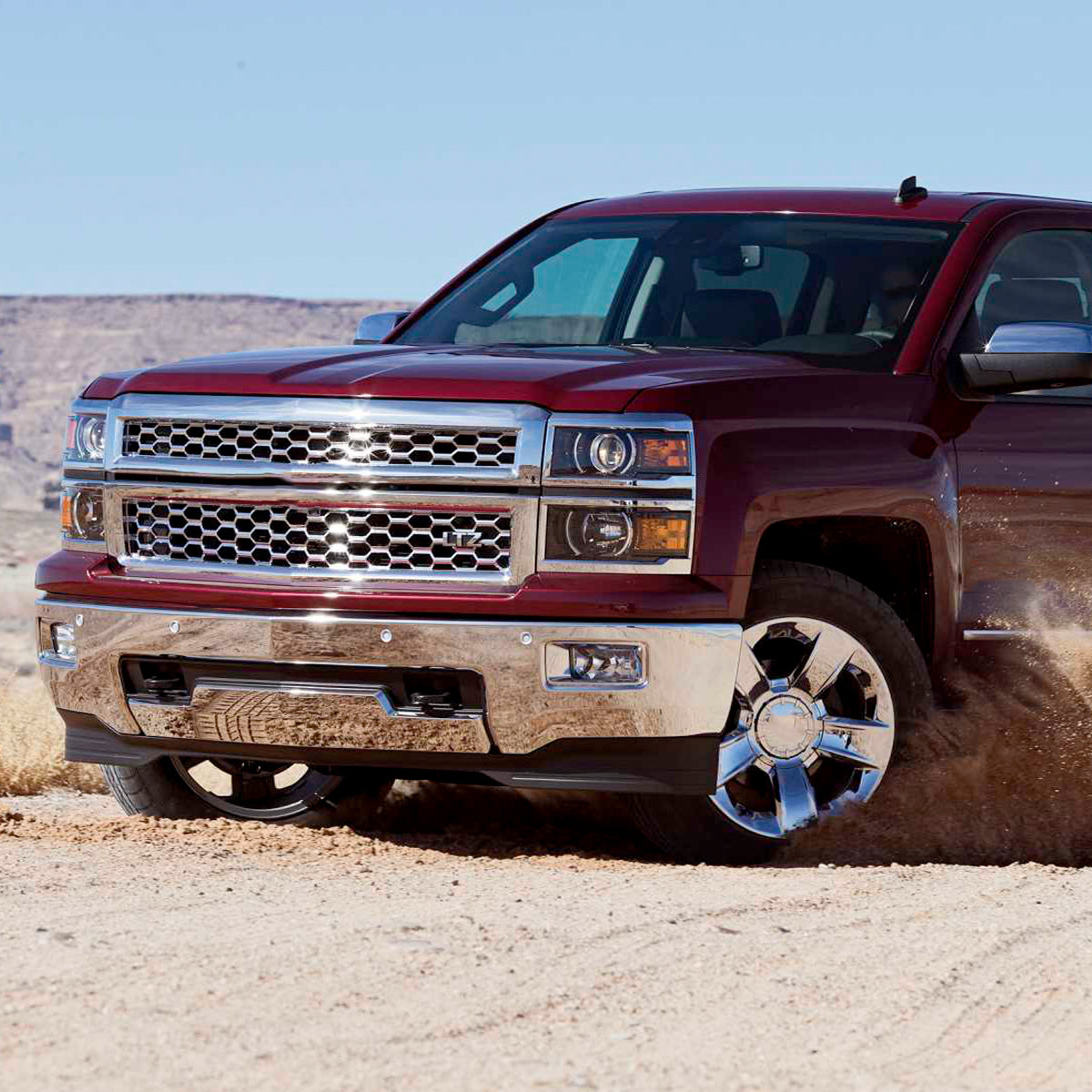 Ronnin - Fits 2014-2015 Chevy Silverado 1500 Factory Replacement Projector Headlights Assembly Pair | Black