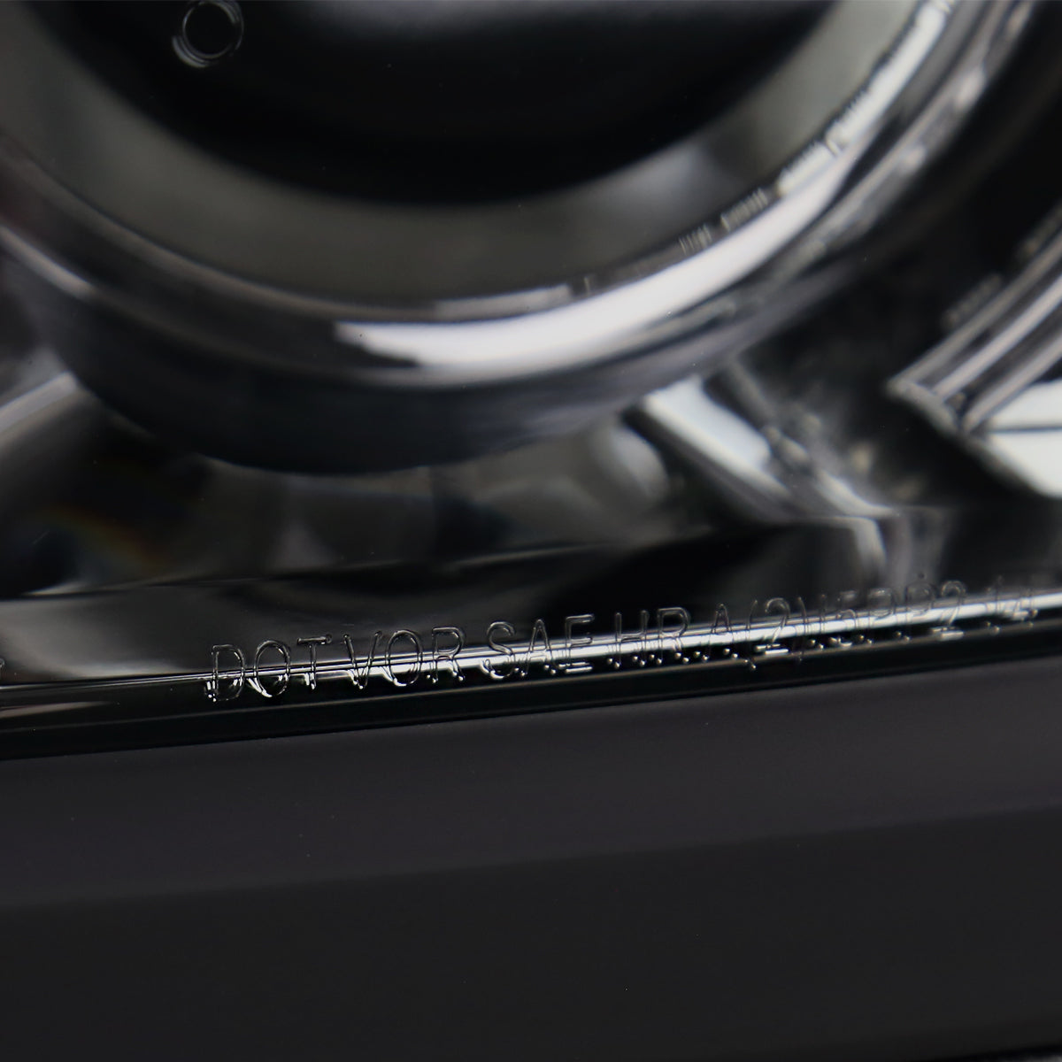 Ronnin - Fits 2014-2015 Chevy Silverado 1500 Upgraded Factory Replacement Projector Headlights Black Trim Assembly Pair | Light Smoke