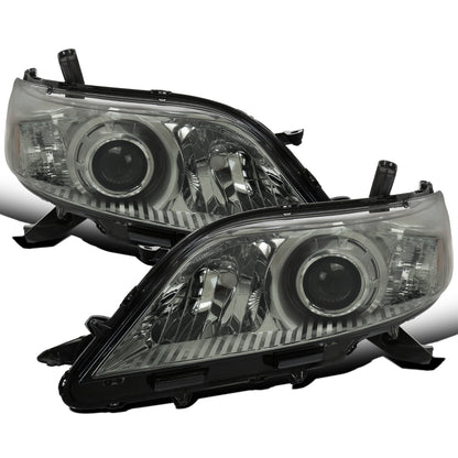 Ronnin - Compatible con Toyota Sienna 2011-2020 Par de faros delanteros halógenos de repuesto | Ahumado