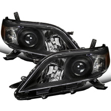 2011-2020 Toyota Sienna  Replacement Halogen Headlights Assembly Pair | Black