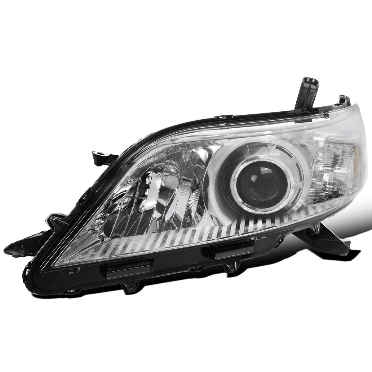 Ronnin - Se adapta a Toyota Sienna 2011-2020 Conjunto de faros halógenos de repuesto lado del conductor | Cromado