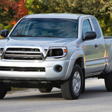 Ronnin - Fits 2005-2011 Toyota Tacoma LED Tube Projector Headlights Assembly Head Lamps Replacement Pair | Black