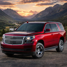 Ronnin - Compatible con Chevy Tahoe Suburban 3500HD 2015-2020, actualización de reemplazo, conjunto de faros delanteros con proyector halógeno y tubo de luz diurna LED, lado del conductor | Negro