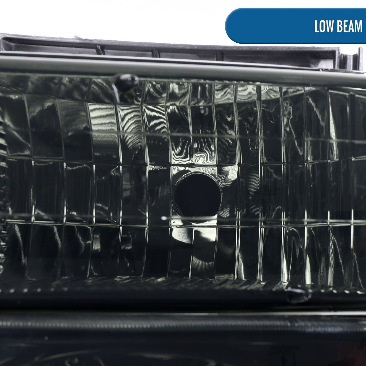 Ronnin - Fits 1999-2002 Chevy Silverado 1500 2500 2000-2006 Suburban 1500 2500 Tahoe  Factory Replacement Headlights + Bumper Lights Assembly Pair | Smoke