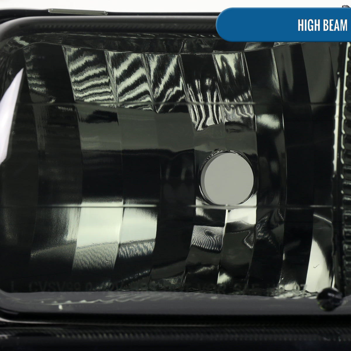 Ronnin - Fits 1999-2002 Chevy Silverado 1500 2500 2000-2006 Suburban 1500 2500 Tahoe  Factory Replacement Headlights + Bumper Lights Assembly Pair | Smoke