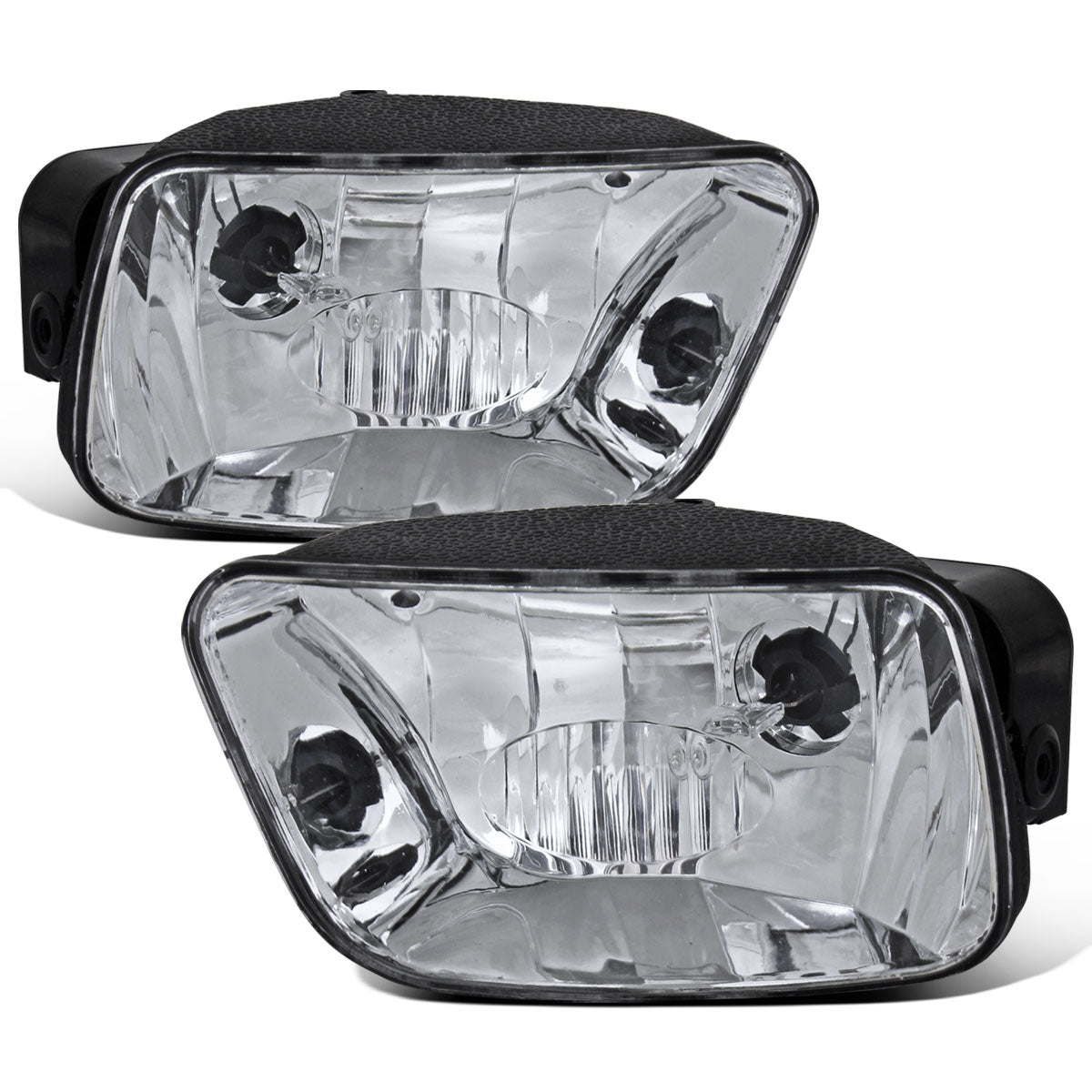 2002-2009 Chevy Trailblazer 2003-2008 Isuzu Ascender Fog Lights Assembly Pair | Chrome