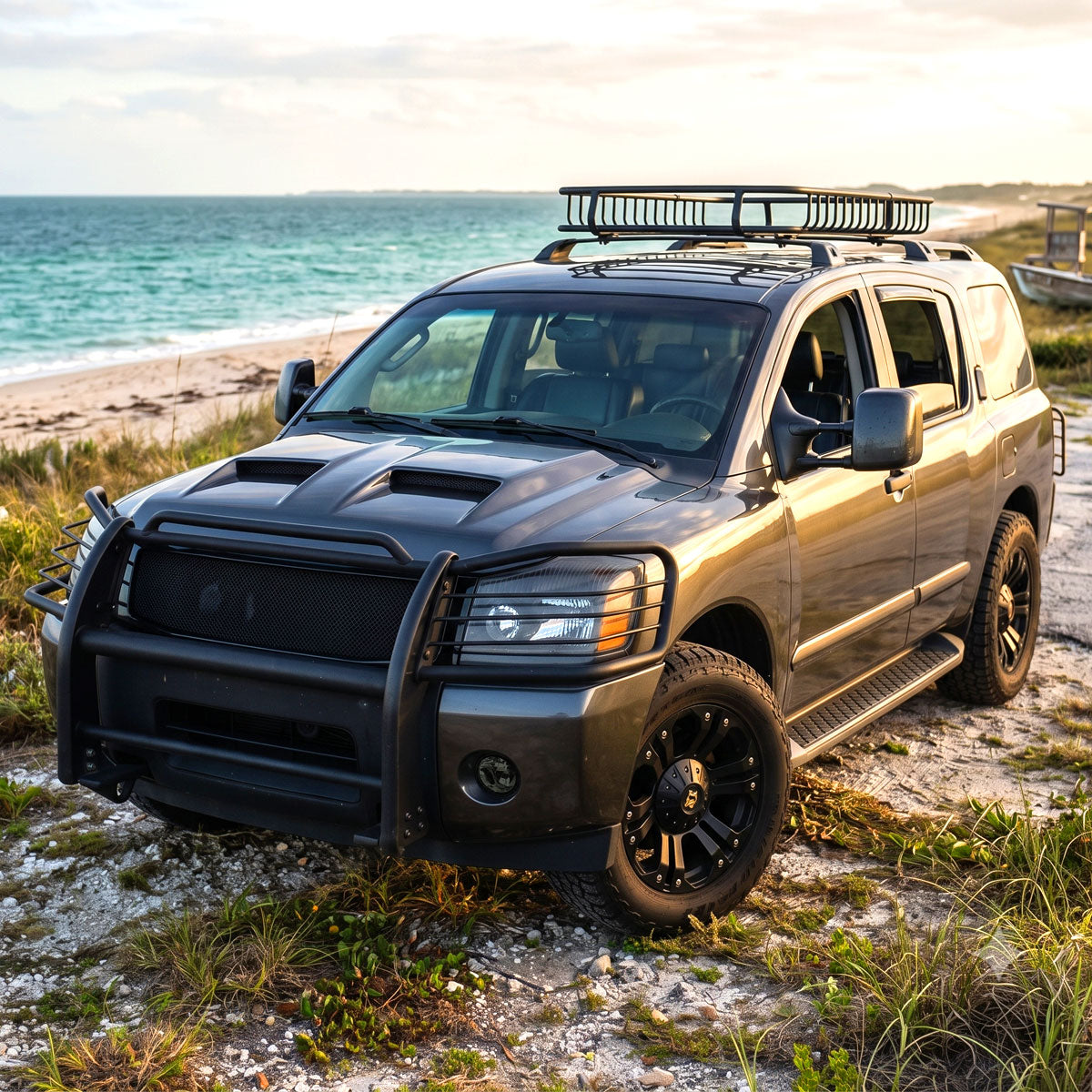 2005-2008 Nissan Armada 2004-2015 Titan Fog Lights | Smoke