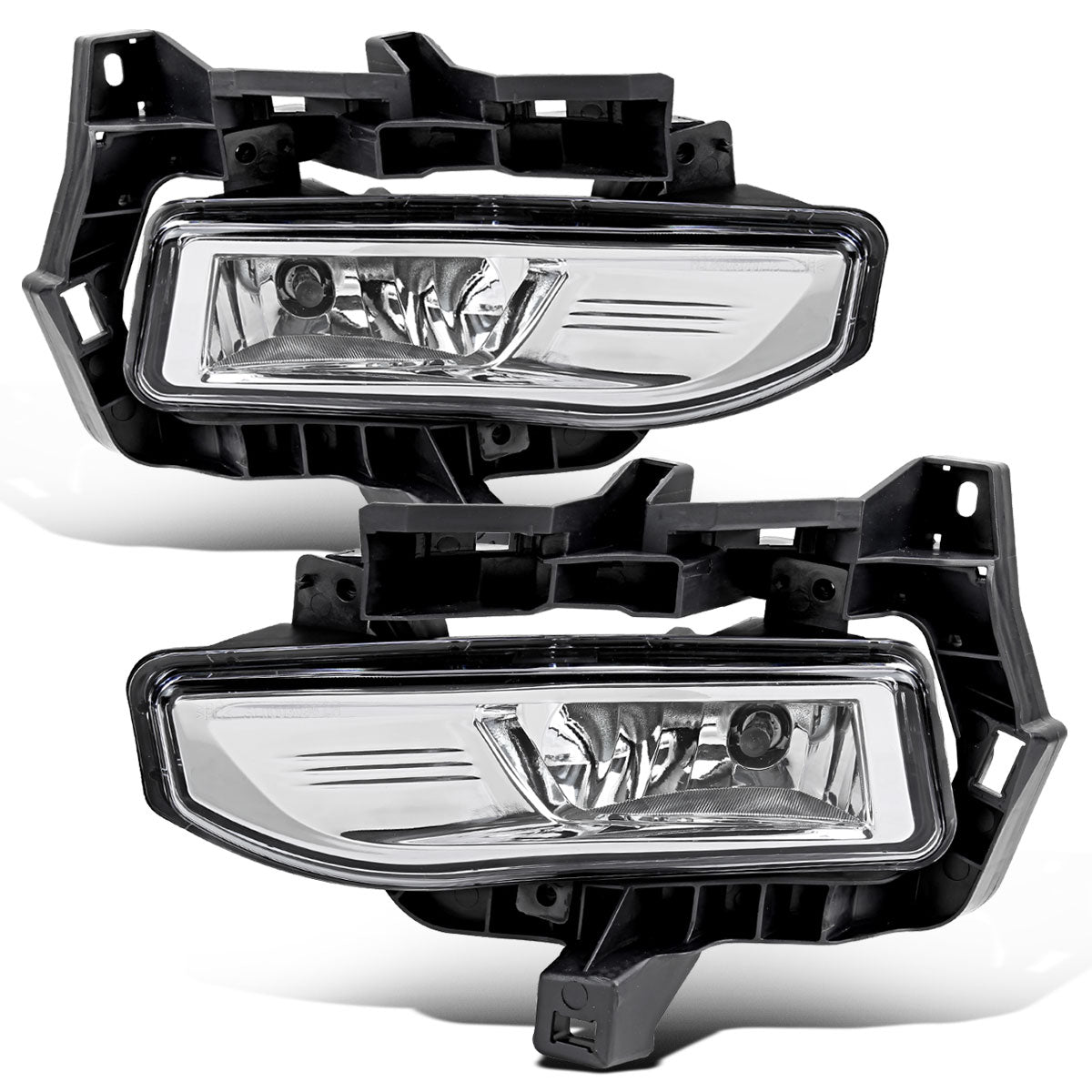 2017-2019 Nissan Versa Note Fog Lights Hatchback Assembly Pair | Chrome