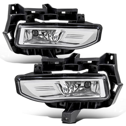 2017-2019 Nissan Versa Note Fog Lights Hatchback Assembly Pair | Chrome
