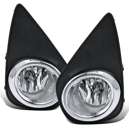 2015-2017 Toyota Yaris Fog Lights Assembly Pair | Chrome