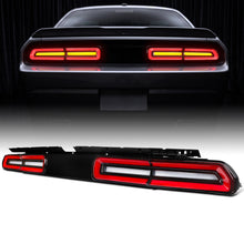 2008-2014 Dodge Challenger Upgrade Full LED Sequential Turn Signals Tail Lights Assembly Pair | Black