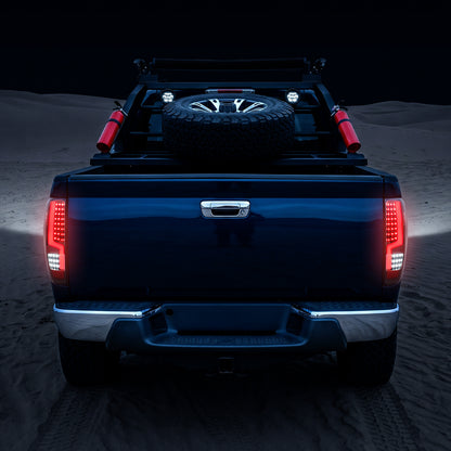 2004-2012 Chevy Colorado GMC Canyon Tail Lights Pair | Black Smoke