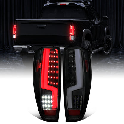 2004-2012 Chevy Colorado GMC Canyon Tail Lights Pair | Black Smoke