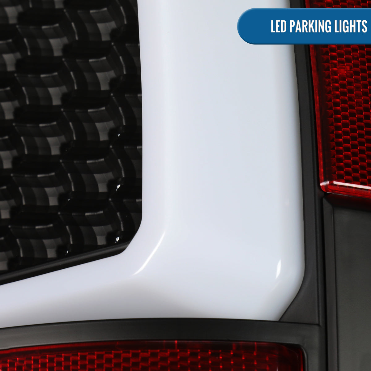 2000-2006 GMC Yukon Chevy Suburban Tahoe Full LED Tail Lights Pair | Black