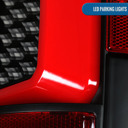 2000-2006 GMC Yukon Chevy Suburban Tahoe Full LED Tail Lights Pair | Black