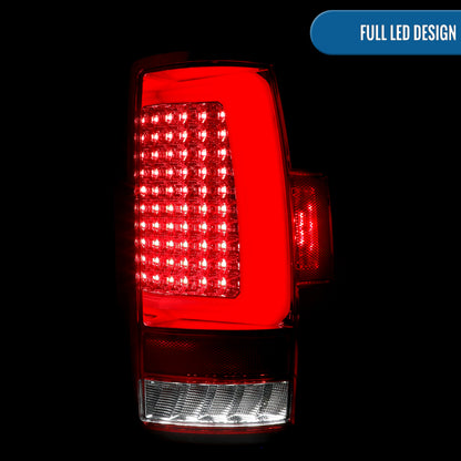 2000-2006 GMC Yukon Chevy Suburban Tahoe Full LED Tail Lights Pair | Red