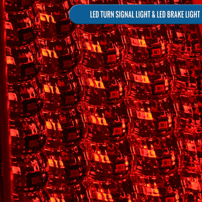 2000-2006 GMC Yukon Chevy Suburban Tahoe Full LED Tail Lights Pair | Red