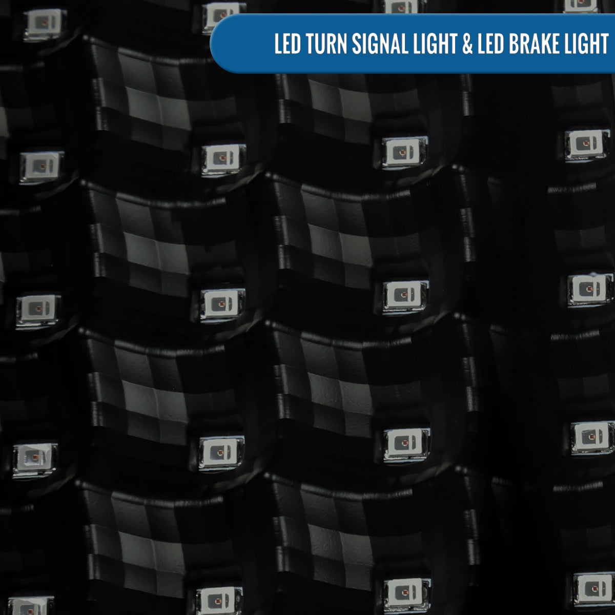 2000-2006 GMC Yukon Chevy Suburban Tahoe Full LED Tail Lights Pair | Black Smoke