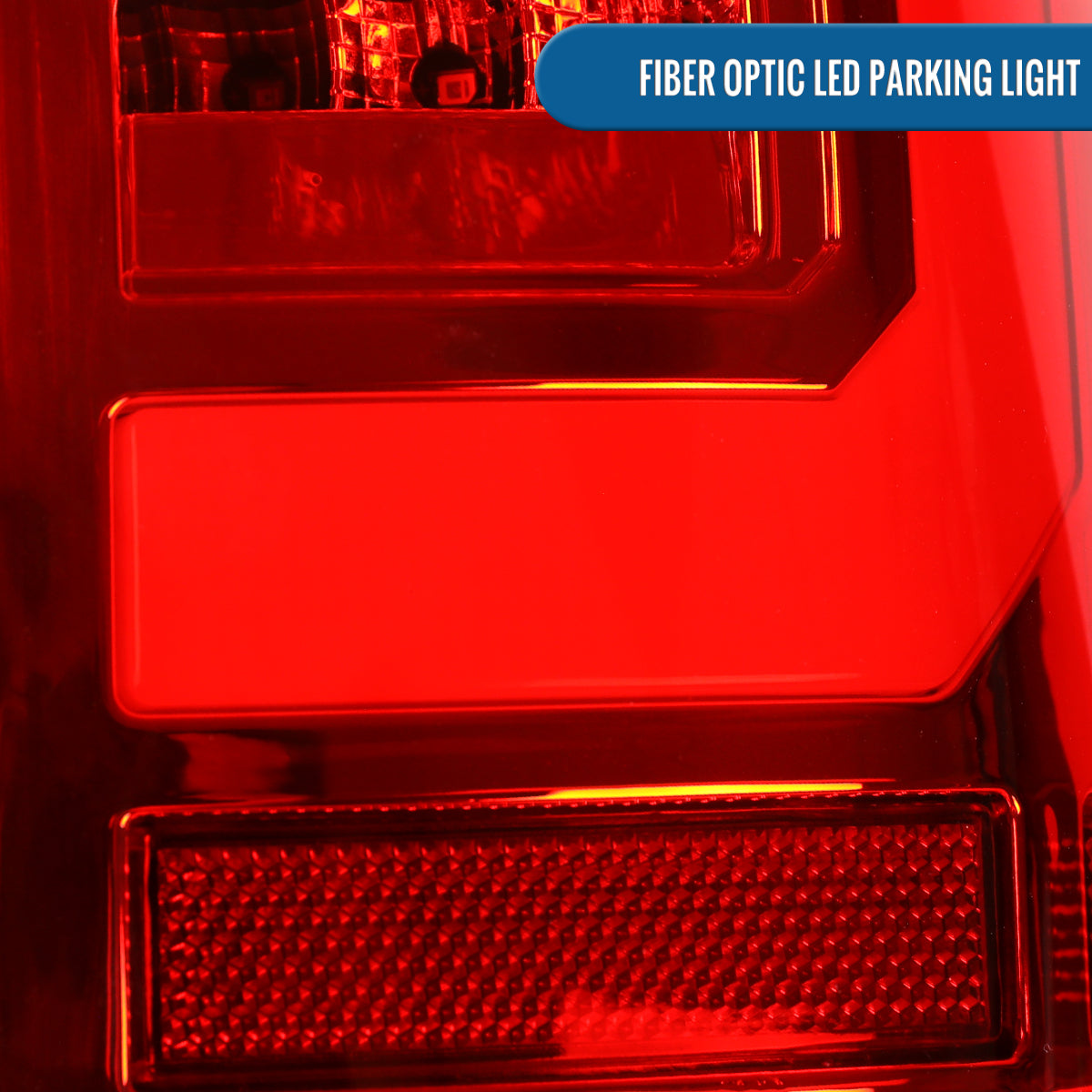 2008-2016 Ford F250 F350 F450 F550 LED Integrated Turn Signals and Brake Tail Lights Assembly Pair | Red