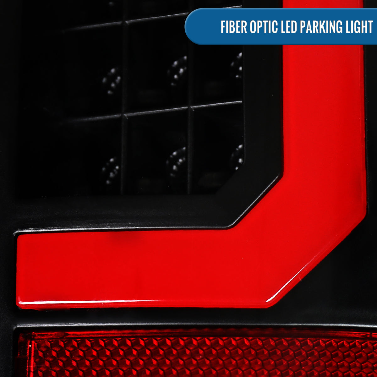 1997-2007 Ford F150 F250 F350 F450 F550 LED Integrated Turn Signals and Brake Tail Lights Assembly Pair | Black