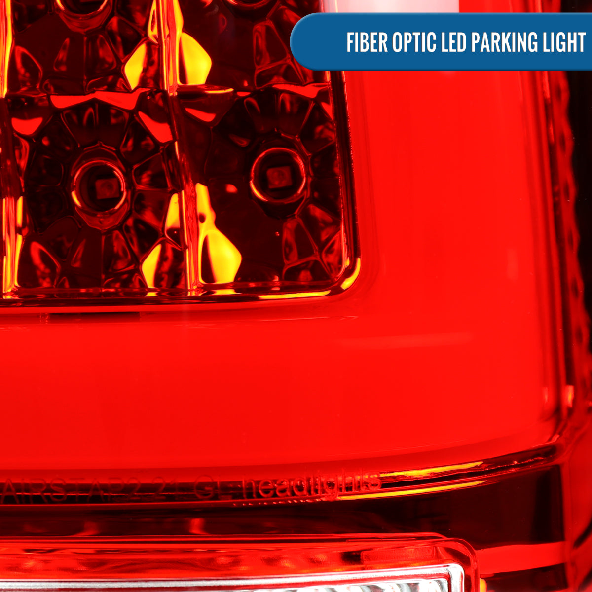 2003-2007 Chevy Silverado 1500 2500 3500 Upgrade LED Integrated Brake and Turn Signals Tail Lights Assembly Pair | Red