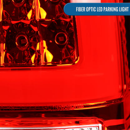 2003-2007 Chevy Silverado 1500 2500 3500 Upgrade LED Integrated Brake and Turn Signals Tail Lights Assembly Pair | Red