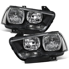 2011-2014 Dodge Charger Halogen Headlights Pair | Black