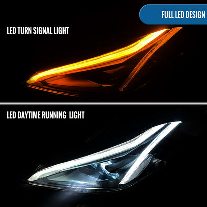2020-2026 Chevy Corvette C8 LED Headlight Left Driver Side | Gloss Black