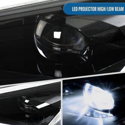 2020-2026 Chevy Corvette C8 LED Headlight Left Driver Side | Gloss Black