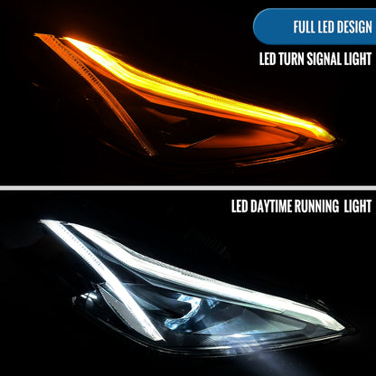 2020-2026 Chevy Corvette C8 LED Headlight Right Passenger Side | Gloss Black