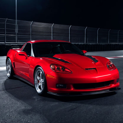 2005-2013 Chevy Corvette C6 HID Projector Headlights Pair | Red