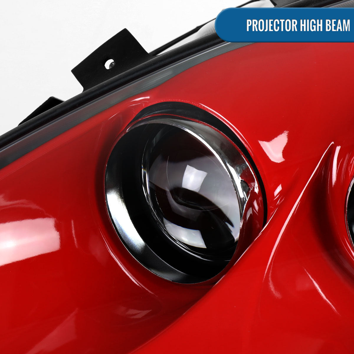 2005-2013 Chevy Corvette C6 HID Projector Headlights Pair | Torch Red