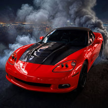 2005-2013 Chevy Corvette C6 HID Projector Headlights Pair | Torch Red