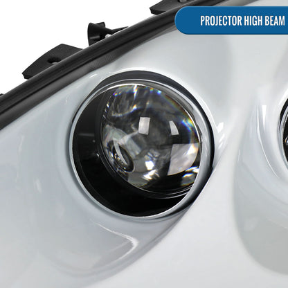 2005-2013 Chevy Corvette C6 HID Projector Headlights Pair | White