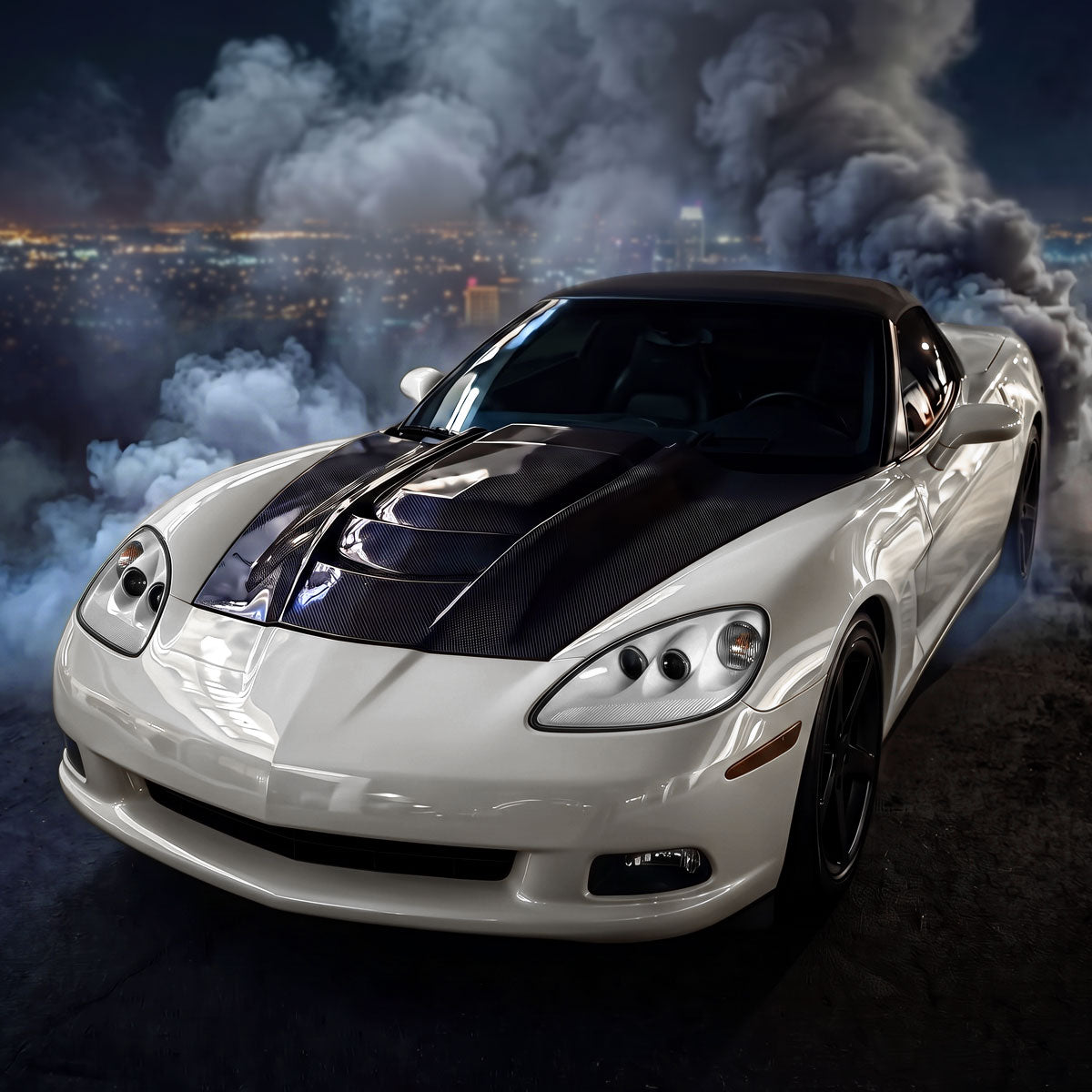 2005-2013 Chevy Corvette C6 HID Projector Headlights Pair | White