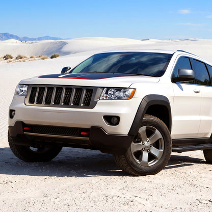 2011-2017 Jeep Grand Cherokee Headlights Pair | Chrome