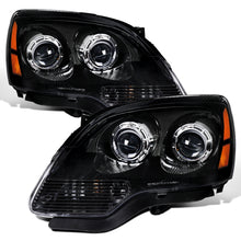2007-2012 GMC Acadia DRL Dual Projector Headlights  Pair | Black