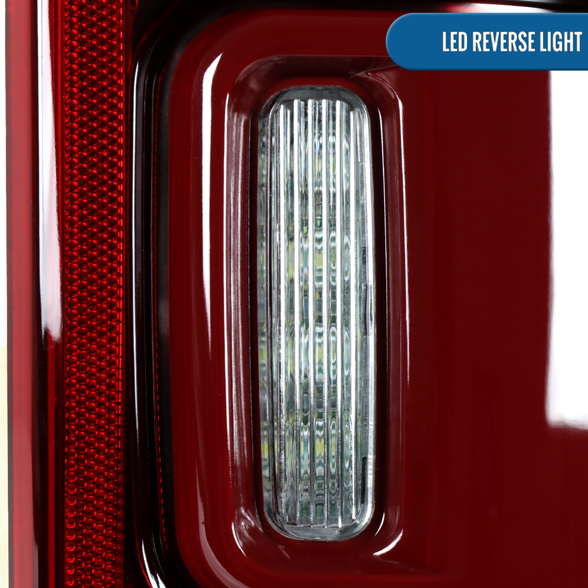 2019-2024 Ram 1500 Full LED Tube Tail Lights New Body Style Assembly Pair | Red Clear