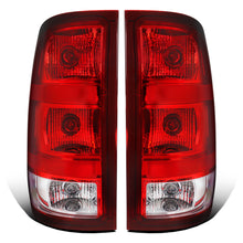2007-2014 GMC Sierra 1500 2500HD 3500HD Tail Lights Pair | Red Clear