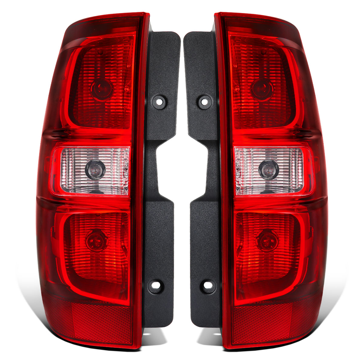 2007-2014 Chevy Suburban 1500 2500 Tahoe Tail Lights Assembly Pair | Red Clear