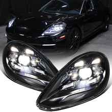 2017-2022 Porsche Panamera Full LED Projector Headlights Pair | Black