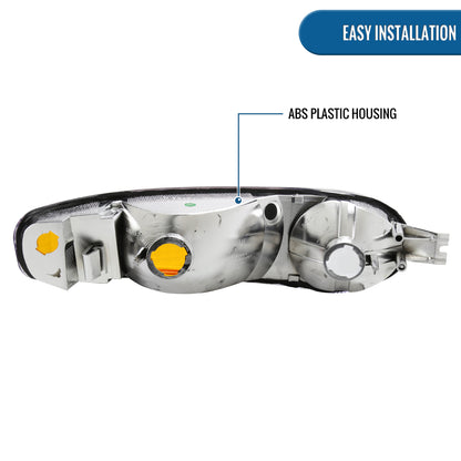 1999-2007 GMC Sierra Yukon 1500 2500 3500 Denali Headlights Pair | Chrome