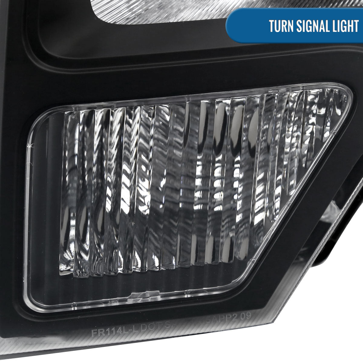 Ronnin - Fits 2009-2014 Ford F150 Pickup Truck Factory Replacement Halogen Headlights Assembly Pair | Black