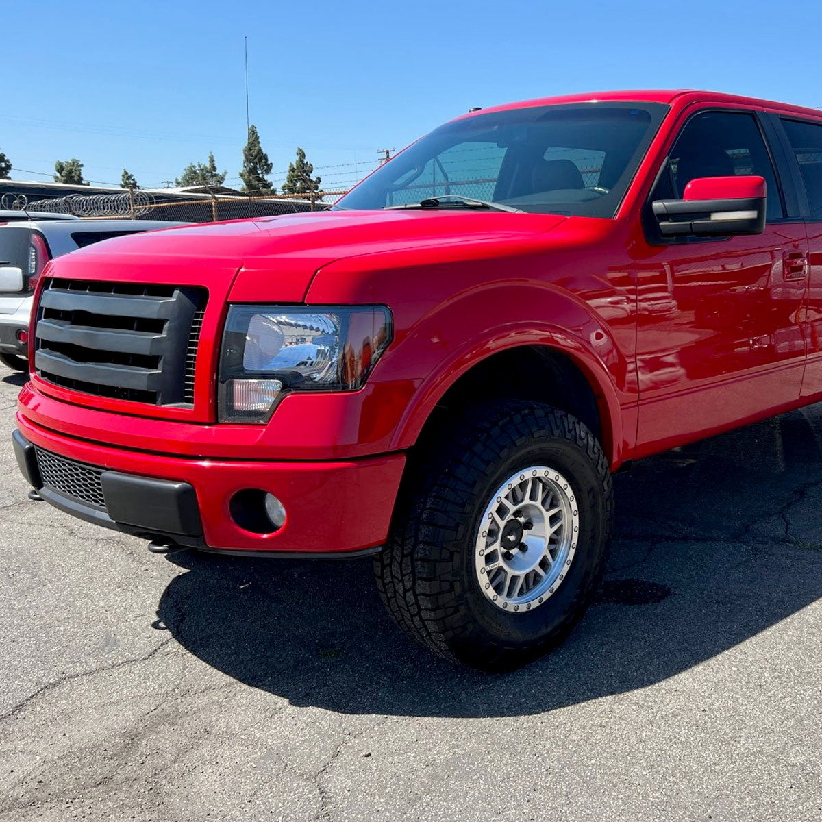 Ronnin - Fits 2009-2014 Ford F150 Pickup Truck Factory Replacement Halogen Headlights Assembly Pair | Black