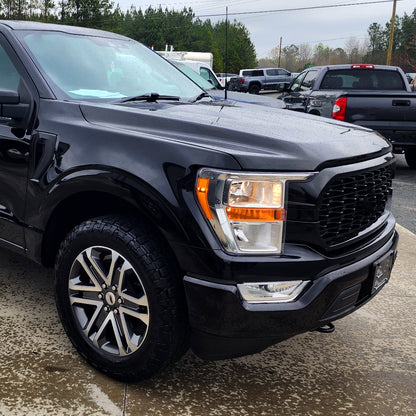 Ronnin - Fits 2021-2023 Ford F150 Halogen Headlights Factory Stock Replacement Assembly | Right Passenger Side | Chrome