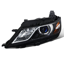 Ronnin - Fits 2014-2020 Chevy Impala Factory Replacement Halogen Projector Headlights Assembly Pair | Gloss Black | Driver Side